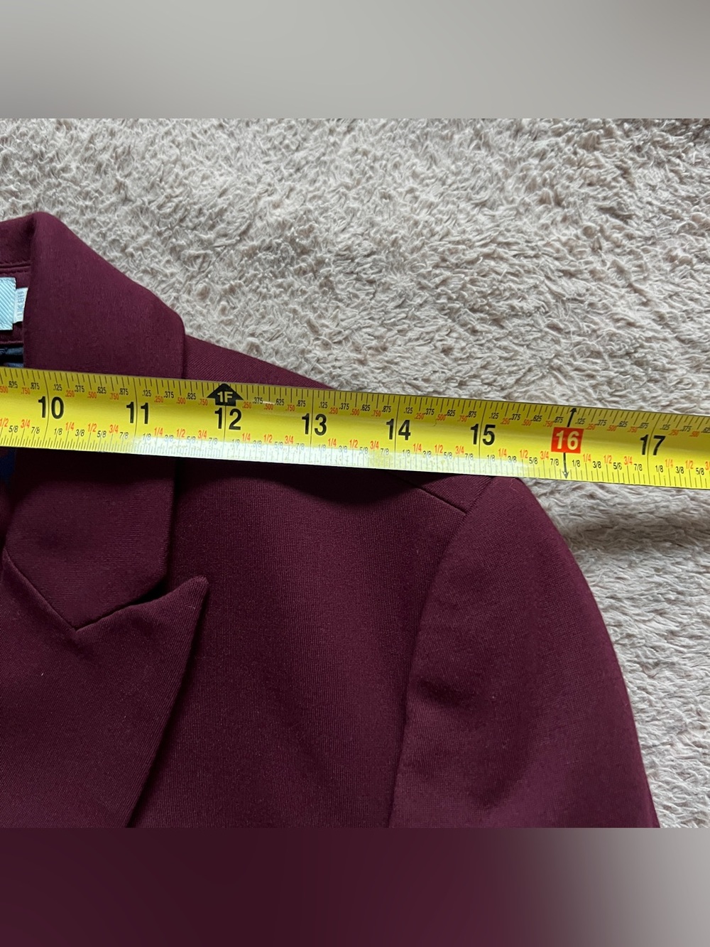 Boden Burgundy Blazer Preppy Minimalist Quiet Luxury Office Business Sz 4 - Picture 3 of 9